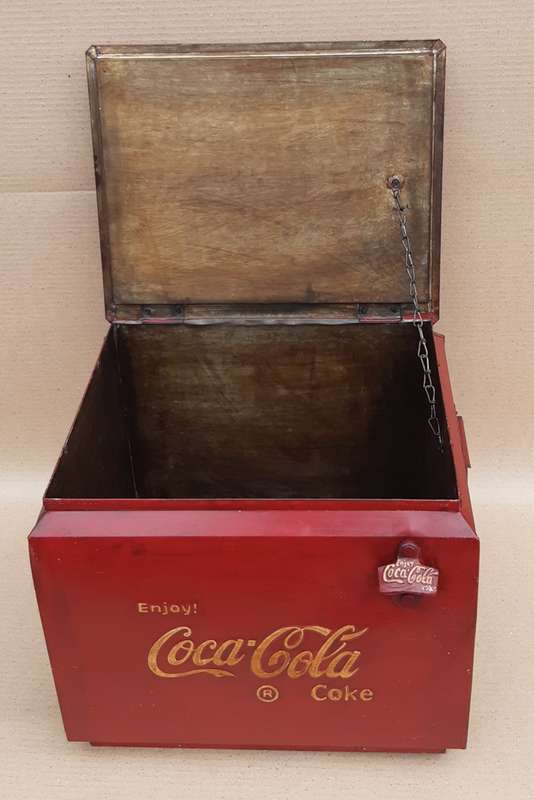 Coca-Cola Metal Cooler Box