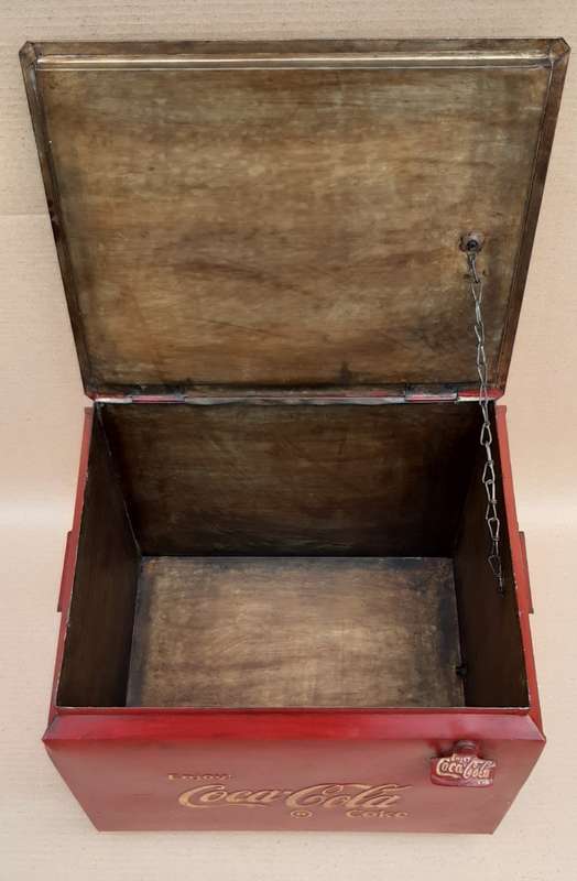 Coca-Cola Metal Cooler Box