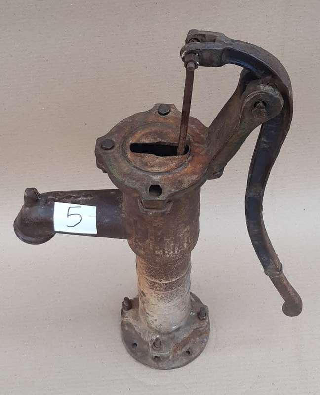 Well/borehole pump. Really old NO 5