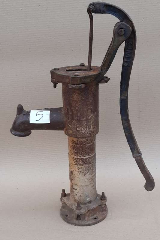 Well/borehole pump. Really old NO 5