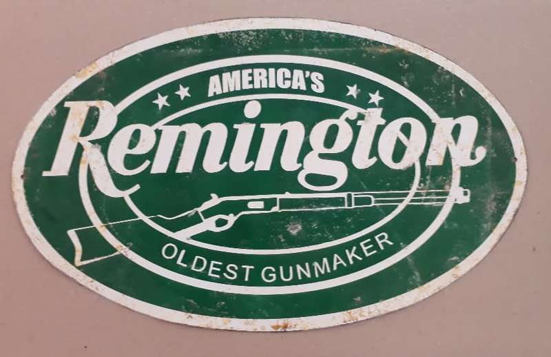 Remington Oldest Gunmaker Used Metal Sign