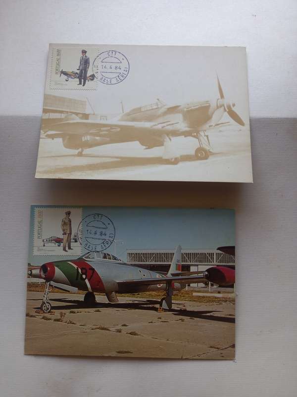 Aviation postcards
