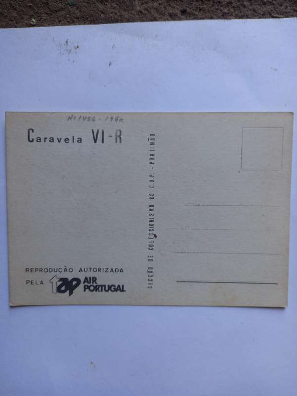 Aviation postcard