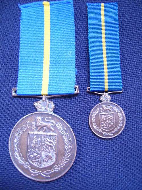SOUTH AFRICAN POLICE MEDAL FOR FAITHFUL SERVICE