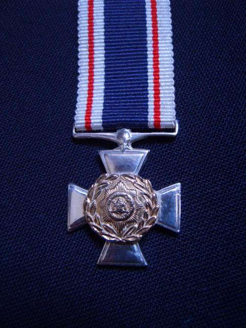 S.A Police Cross for Gallantry Miniature
