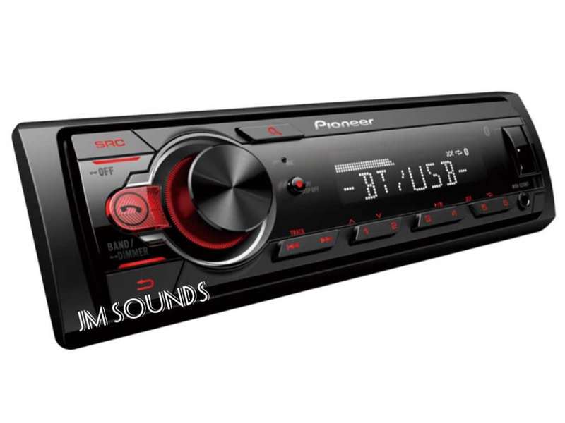 PIONEER MVH-S215BT SINGLE DIN MEDIA PLAYER WITH BLUETOOTH/USB/AUX