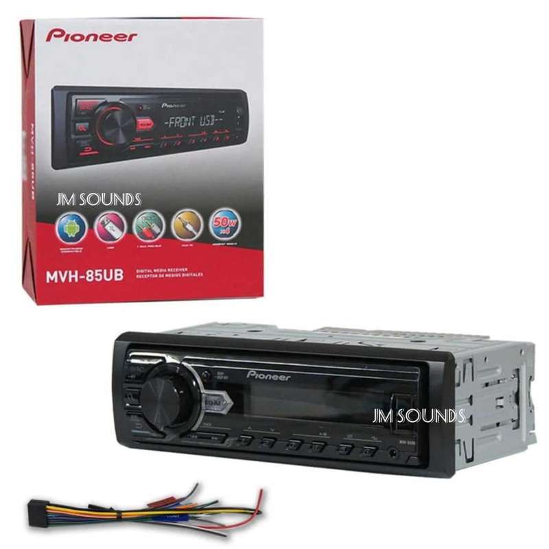 Pioneer MVH-85UB Single Din Car Multimedia Receiver