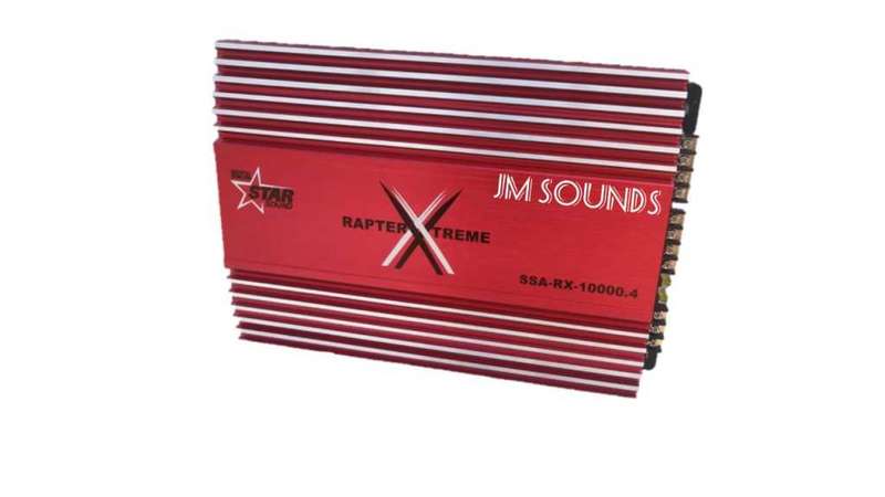 StarSound SSA-RX-10000.4 Rapter Extreme 4 Channel Amplifier