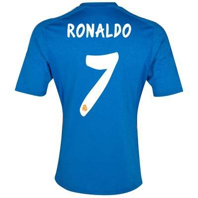 REAL MADRID 13-14 AWAY KIT !! RONALDO !! SIZE : LARGE