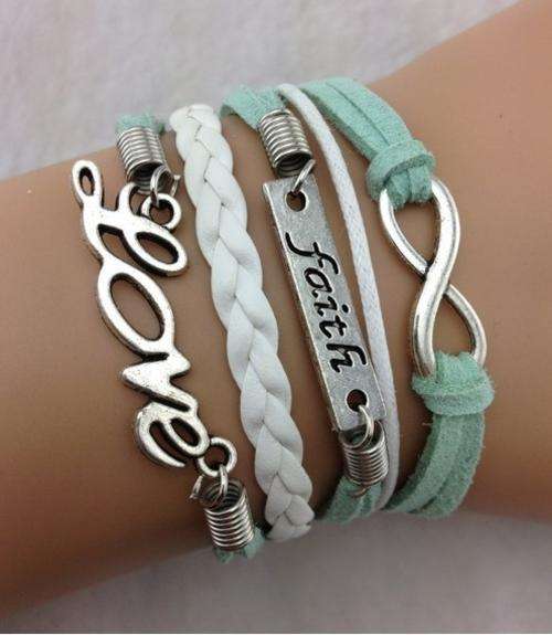 Bracelet-Infinity, Faith & Love