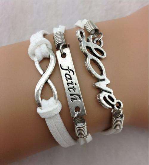 Bracelet- Love, Faith & Infinity