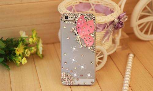 IPHONE 5/5S LUXURY BLING RHINESTONE 3D FAIRY COVER