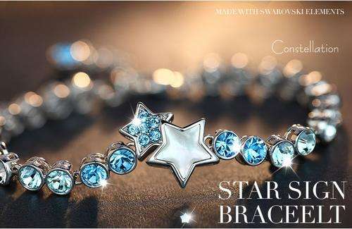 STUNNING CONSTELATION BRACELET WITH GENUINE SWAROVSKI ELEMENTS