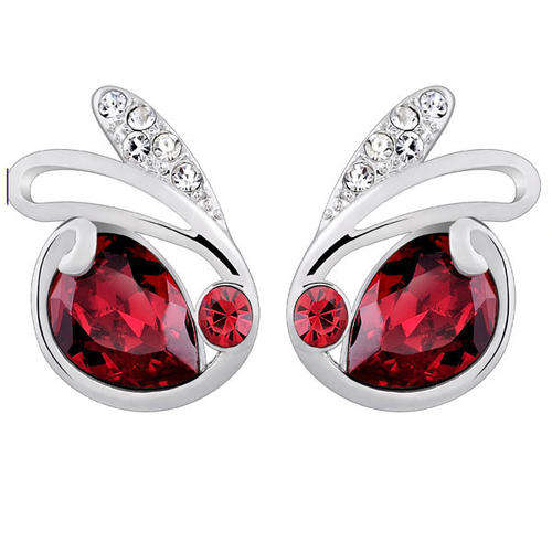 925 STERLING SILVER BUNNY EARING WITH GENUINE SWAROVSKI ELEMENTS