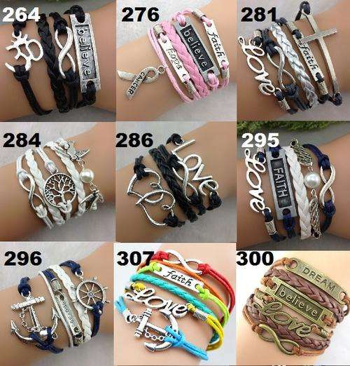 Infinity Bracelets | 31 to Choose From