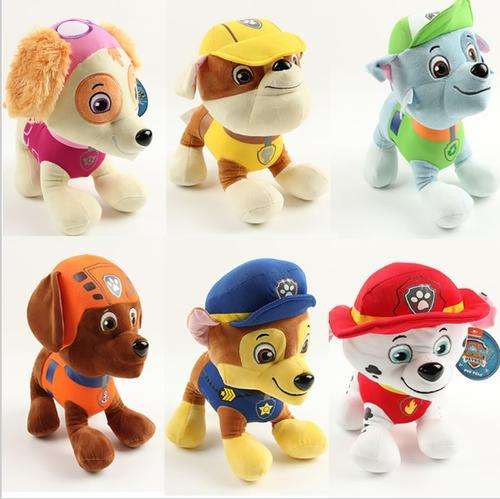 All 6 Paw patrol Plush toys