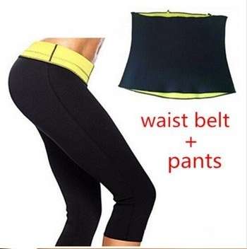 Super stretch neoprene Sports pants set Women's Slimming Sets S,M,L,XL,XXL