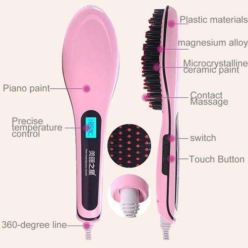 Other Hair Styling Tools ORIGINAL Beautiful Star NASV LCD Electric Digital Hair Straightener Brush was sold for 700.00 on 31 Aug at 01 01 by Wish Factory in Ladysmith ID 297022185