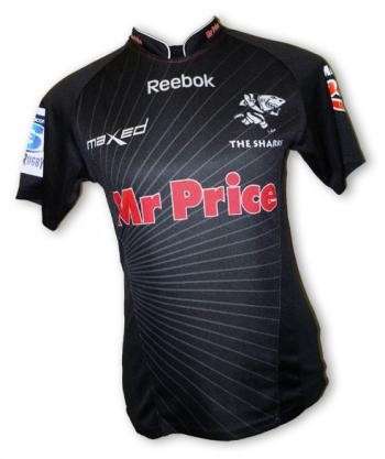 SHARKS RUGBY JERSEY 2011- EXTRA LARGE