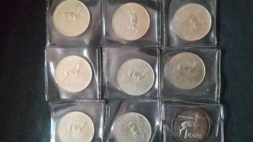 Silver R1 coins. (1Bid for 9Coins)
