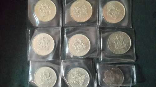 Silver R1 coins. (1Bid for 9Coins)