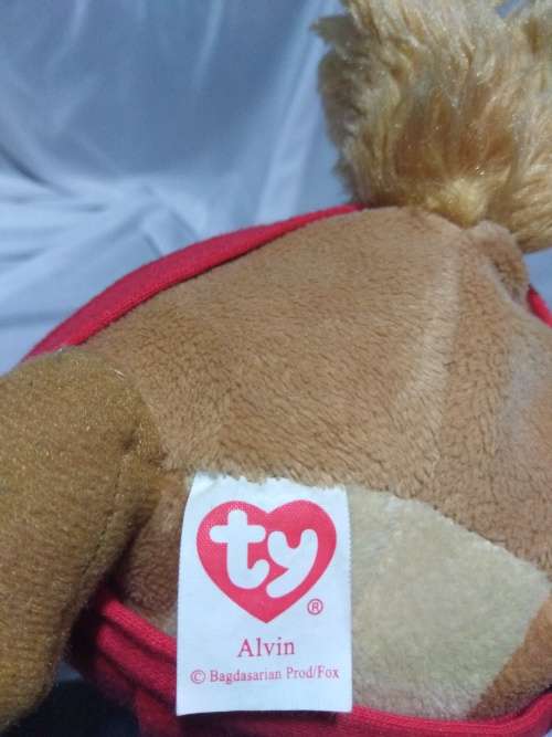 Ty Beanie Baby ~ ALVIN (Alvin and the Chipmunks)