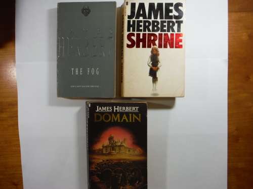 A Lot of 3 James Herbert Horror Novels (SOFTCOVERS)