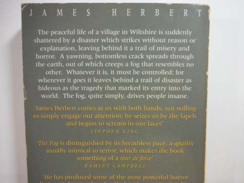 A Lot of 3 James Herbert Horror Novels (SOFTCOVERS)