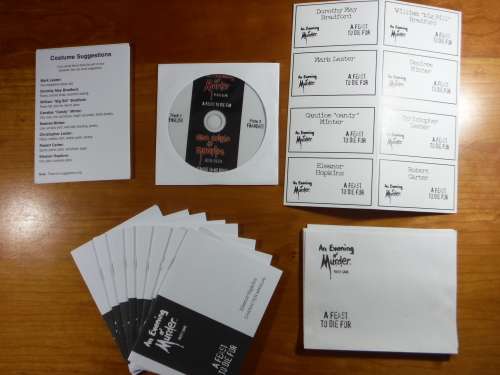 An Evening of Murder : A Feast to Die For - Party Game for Eight Adults
