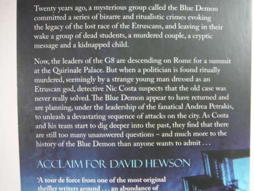 The Blue Demon - Paperback - David Hewson