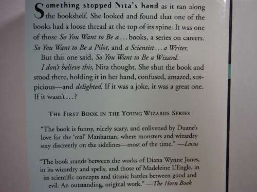 So You Want to be a Wizard - Diane Duane (SOFTCOVER)