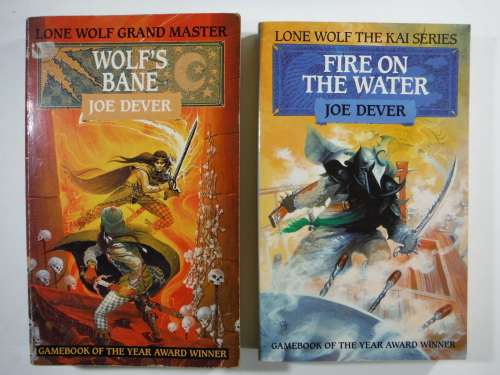 A Random Lot of 7 Joe Dever : Lone Wolf Novels and Game Books
