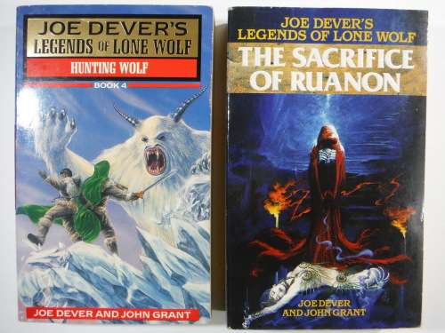 A Random Lot of 7 Joe Dever : Lone Wolf Novels and Game Books