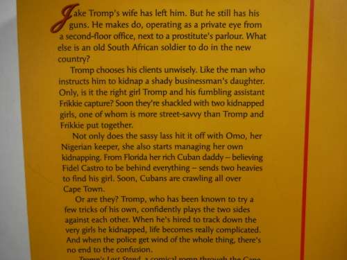 Tromp`s Last Stand - Tim Keegan (SOFTCOVER)