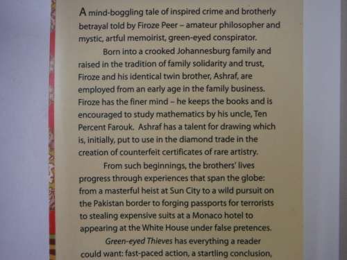Green-Eyed Thieves - Paperback - Imraan Coovadia,