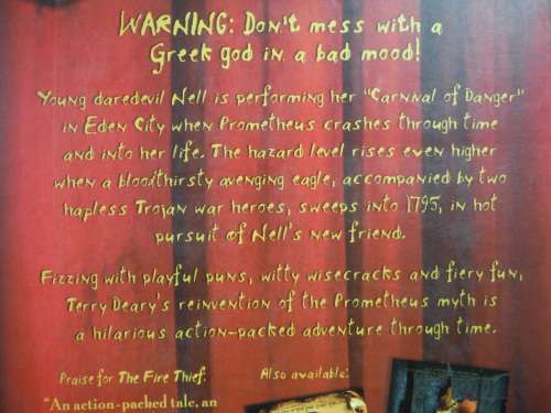 Flight of the Fire Thief - Paperback - Terry Deary ( Book 2 of the Fire Thief Trilogy) Sci-Fi Novel