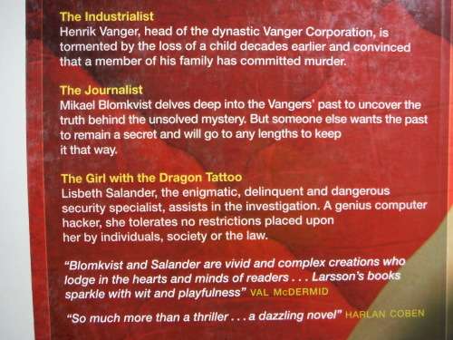 The Girl with the Dragon Tattoo :Millennium 1 - Stieg Larsson