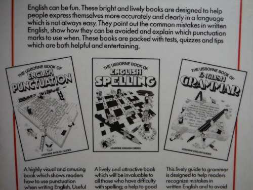 The Usborne Book Of English Spelling