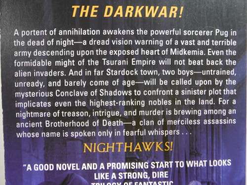 Flights of the Nighthawks- Raymond E. Feist (Book one of the Darkwar Saga)