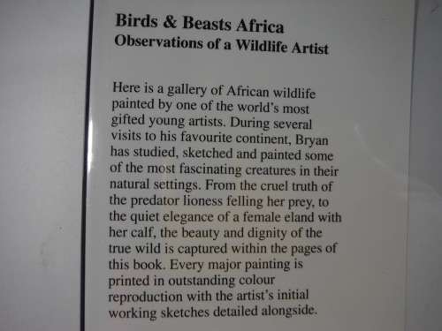 Birds and Beasts Africa : Observation of a Wildlife by Bryan Hanlon