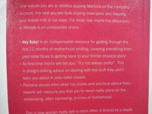 Hey Baby: The Hip new mom`s guide that`s all about you by Sarah Bullen