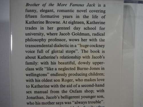 Brothers of the More Famous Jack-  Barbara Trapido