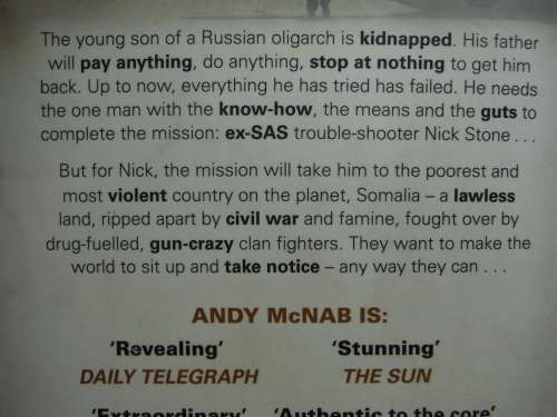 Dead Centre by Andy McNab