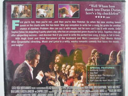 Music and Lyrics-DVD