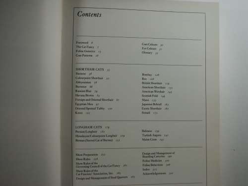 A Standard Guide to Cat Breeds by Grace Ponds and Dr Ivor Raleigh.