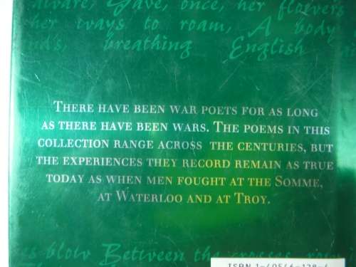 The Little book of War Poems -Ed by Nick de Somogyi (Hardcover)