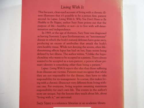 Lupus Living With It - Suzy Szasz