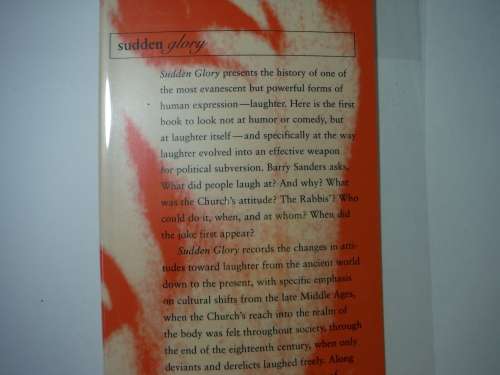 Sudden Glory: Laughter as Subversive History by Barry Sanders