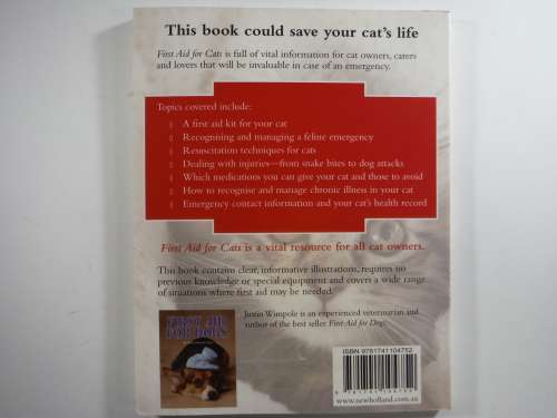 First Aid For Cats- Dr Justin Wimpole