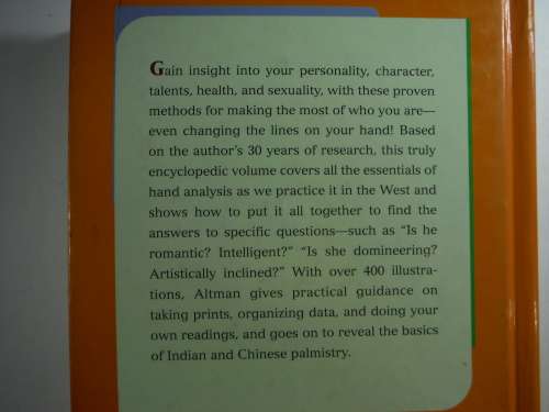 The Book of Palmistry- Nathaniel Altman